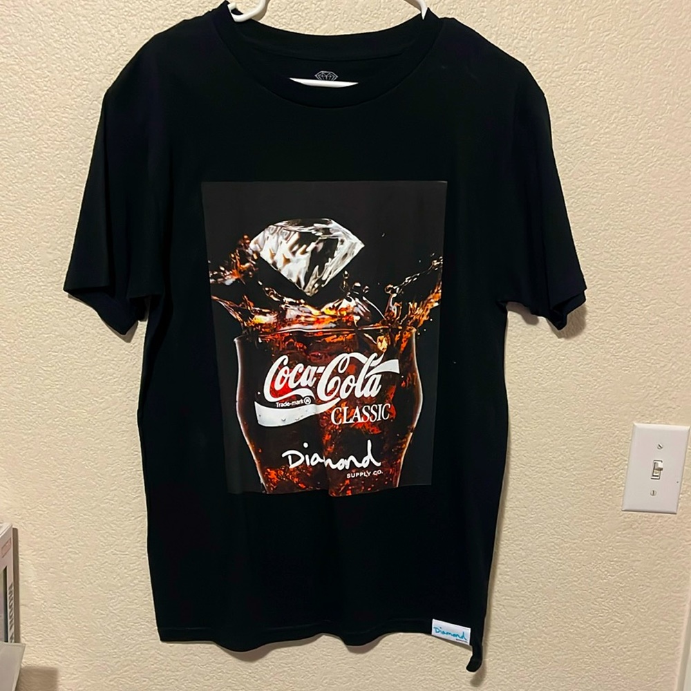 Brand new diamond supply co x Coca Cola shirt men’s medium
